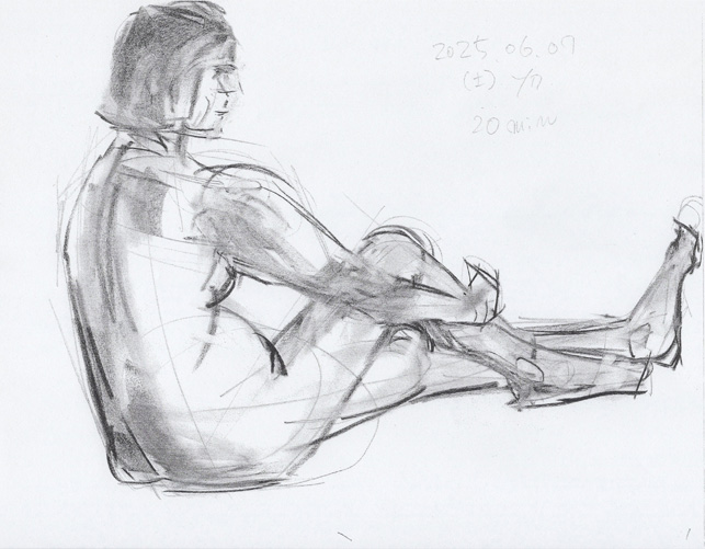 クロッキーヌード(25/06/07)